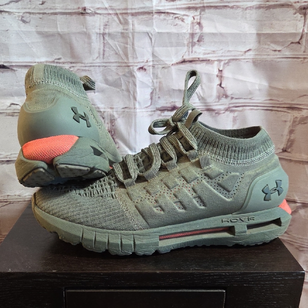 Under Armour Green and Pink Athletic Shoes